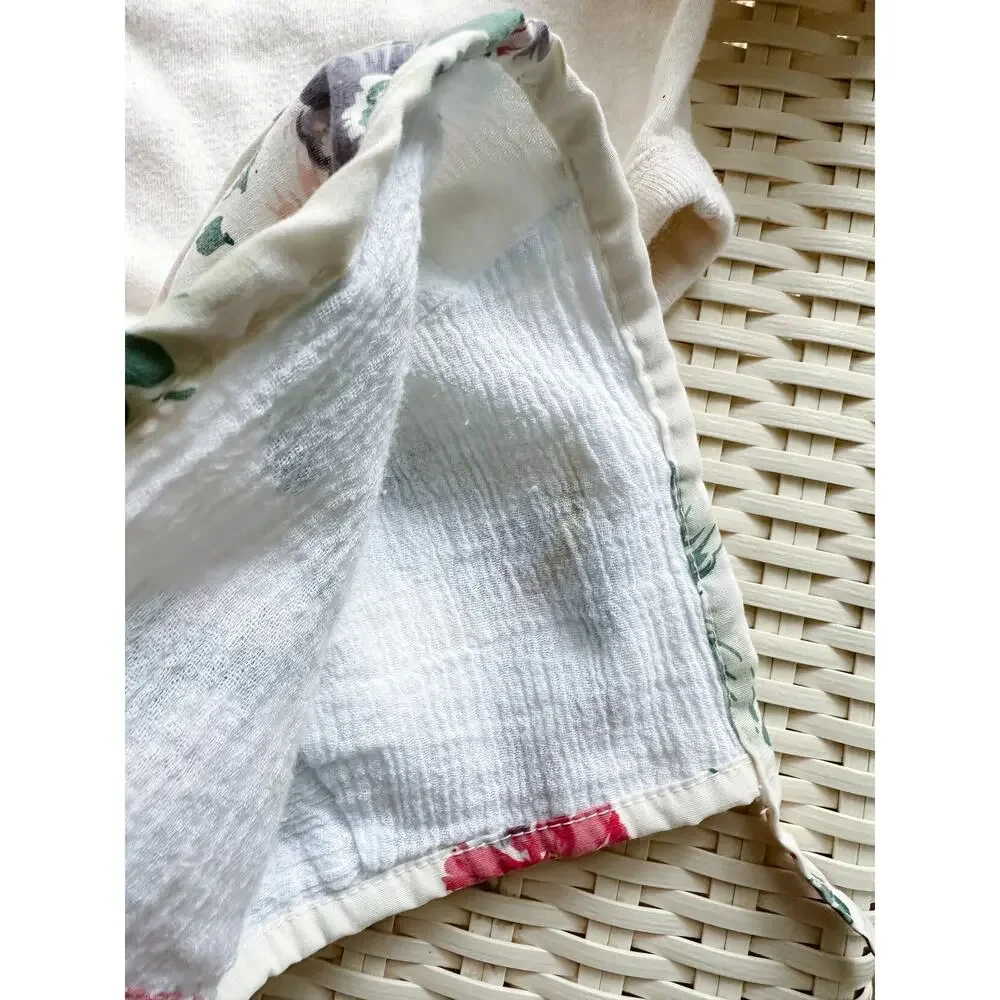 3 Darling Spring Baby Bonnets Reversible Gingham + Blooming Floral